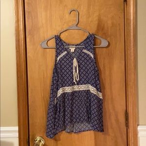 Red white and blue tank top